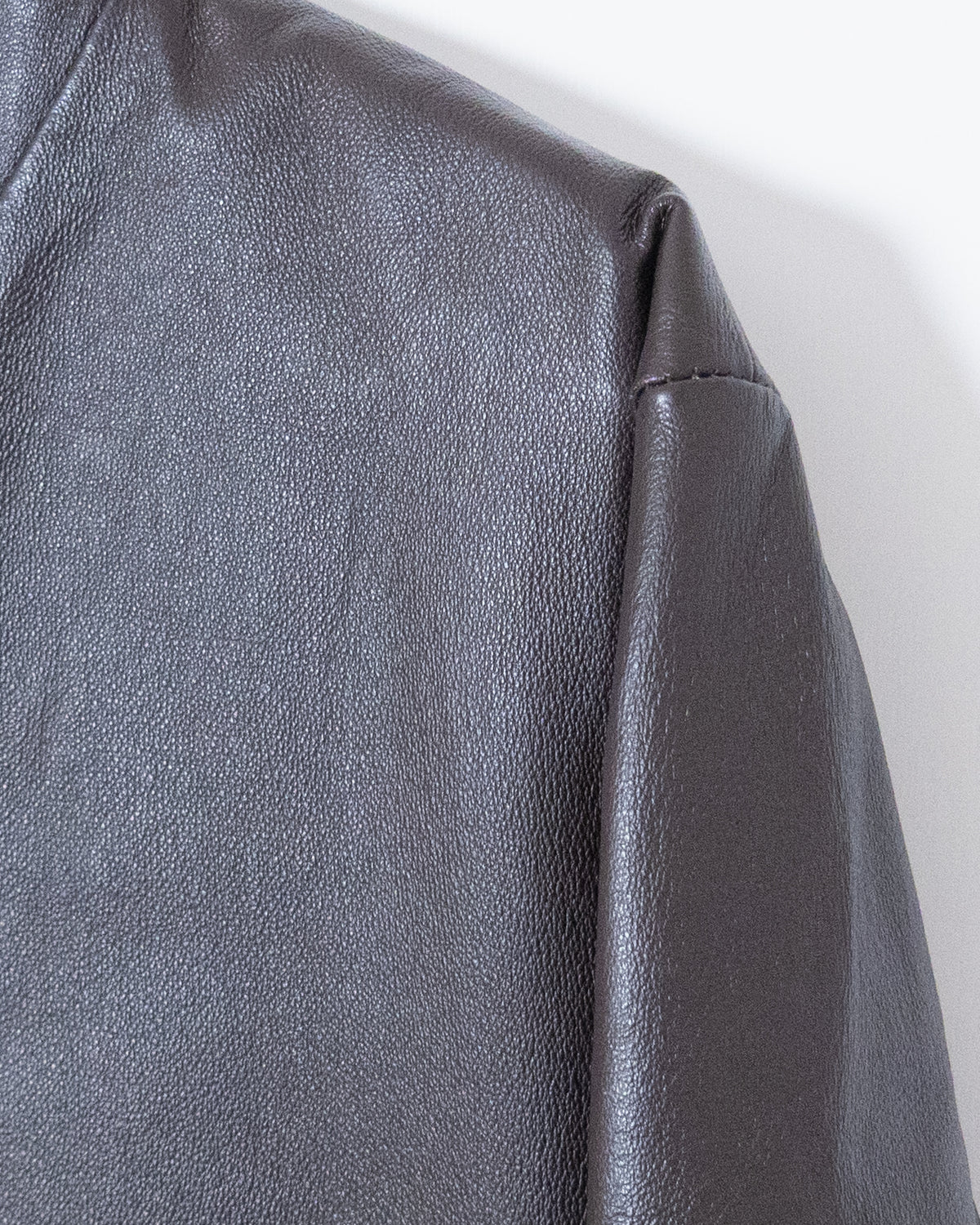 "Marks & Spencer" high neck leather jacket