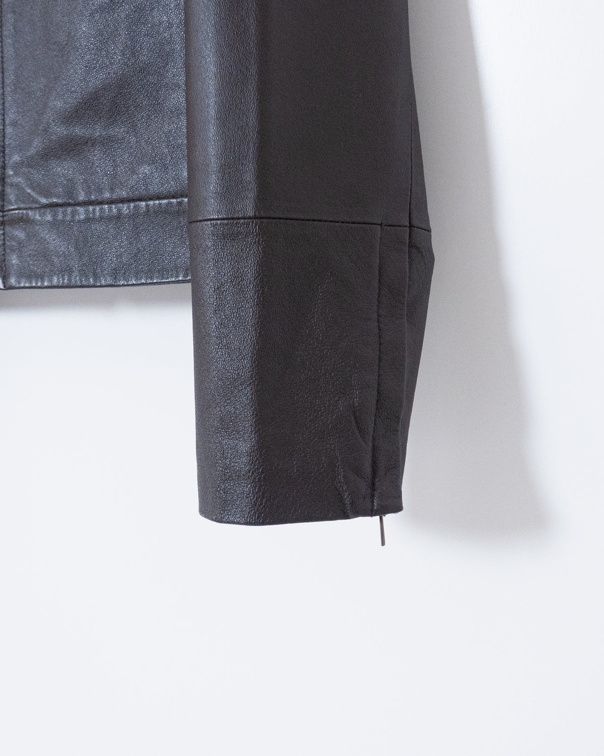 "Marks & Spencer" high neck leather jacket