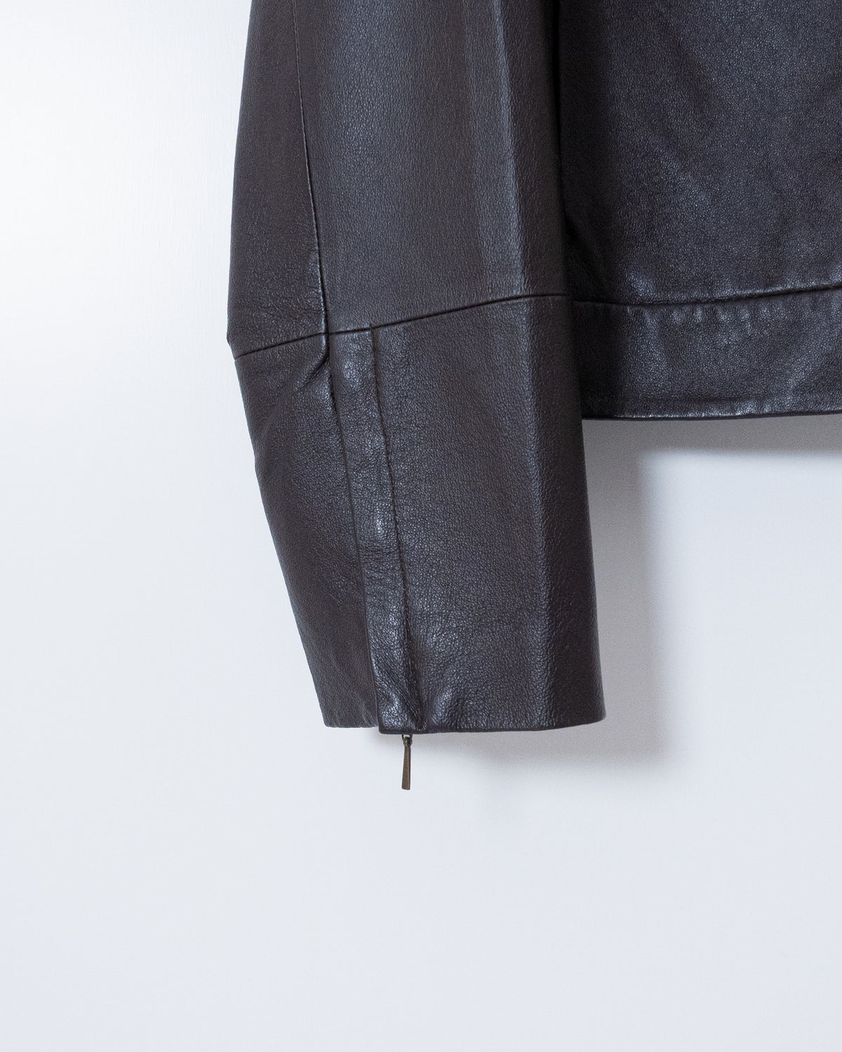 "Marks & Spencer" high neck leather jacket