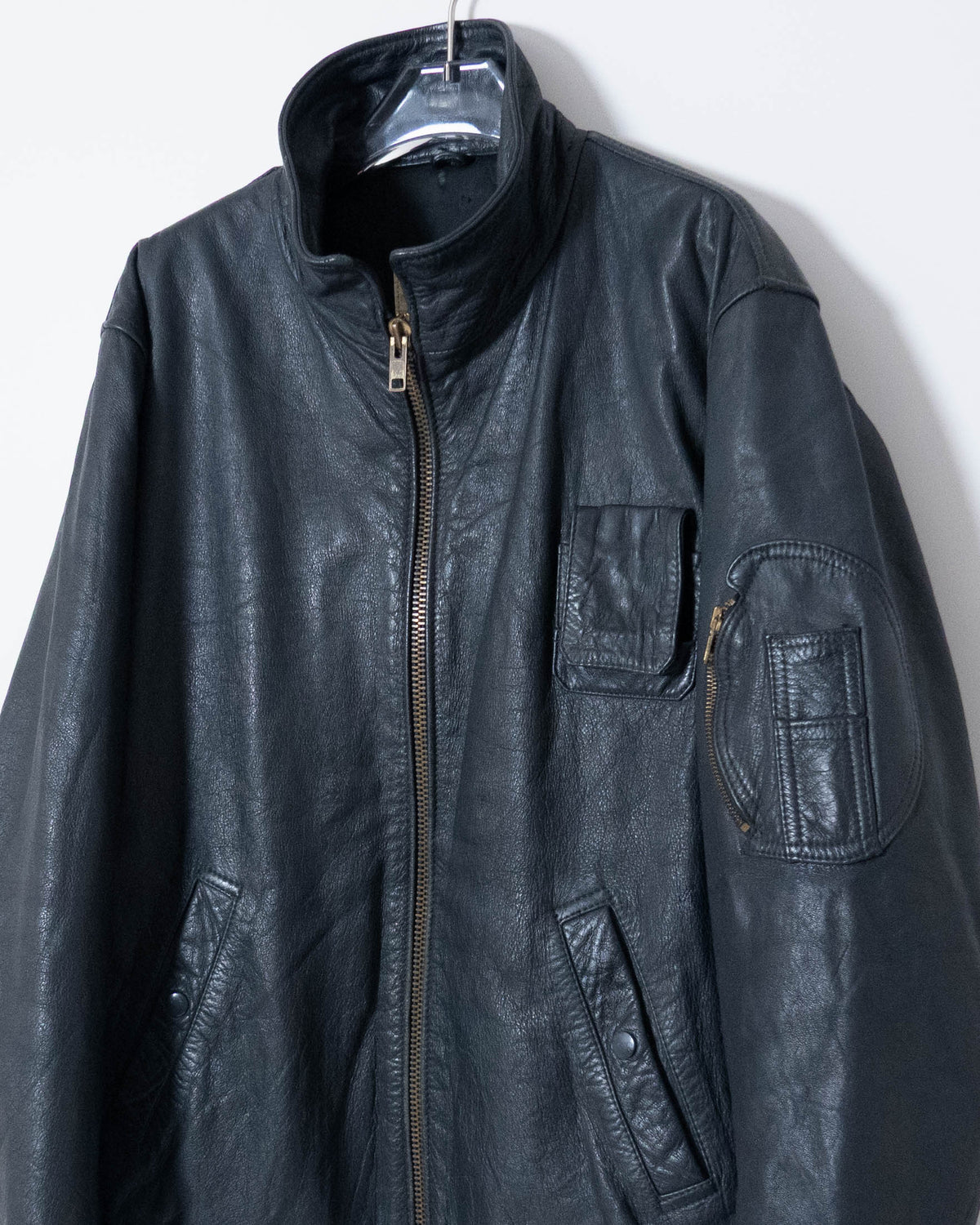 "French Air Force" leather flight jacket