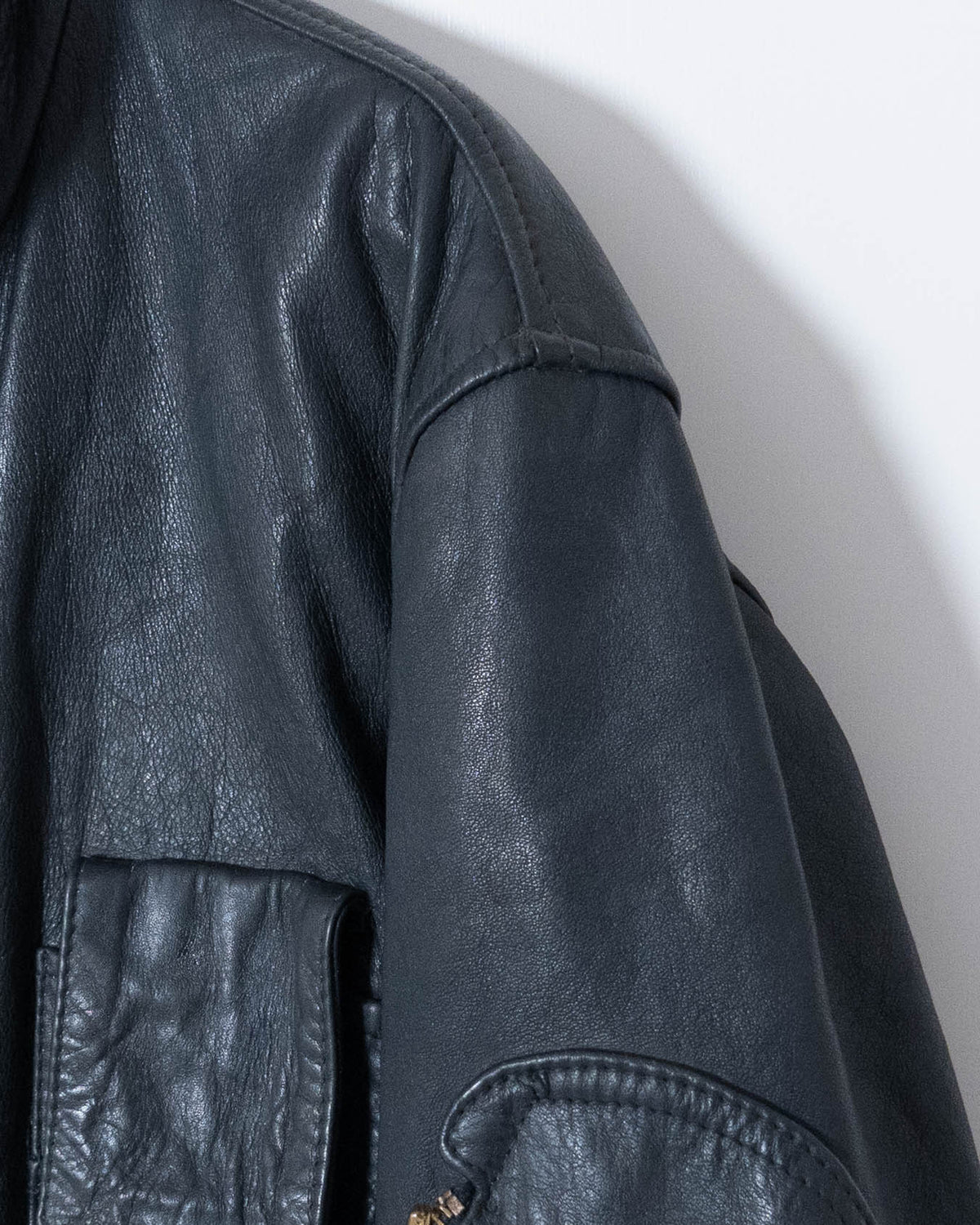 "French Air Force" leather flight jacket