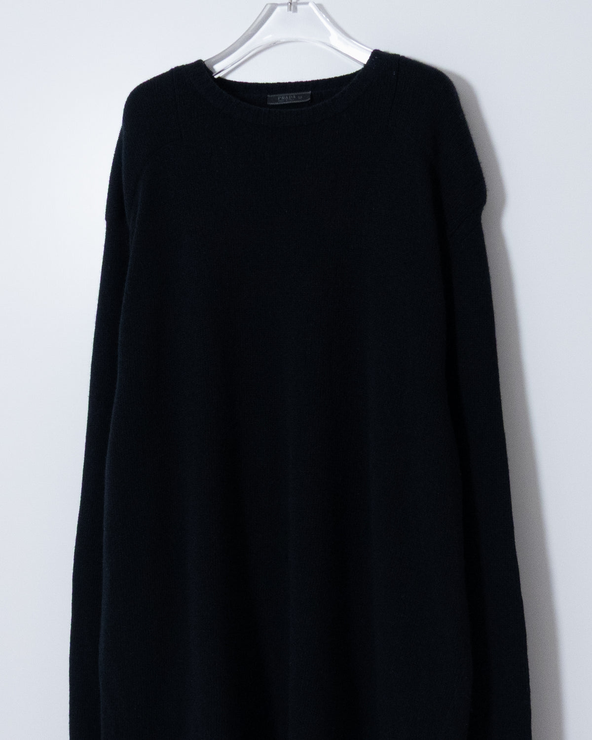 "PRADA" oversized cashmere × wool knit sweater