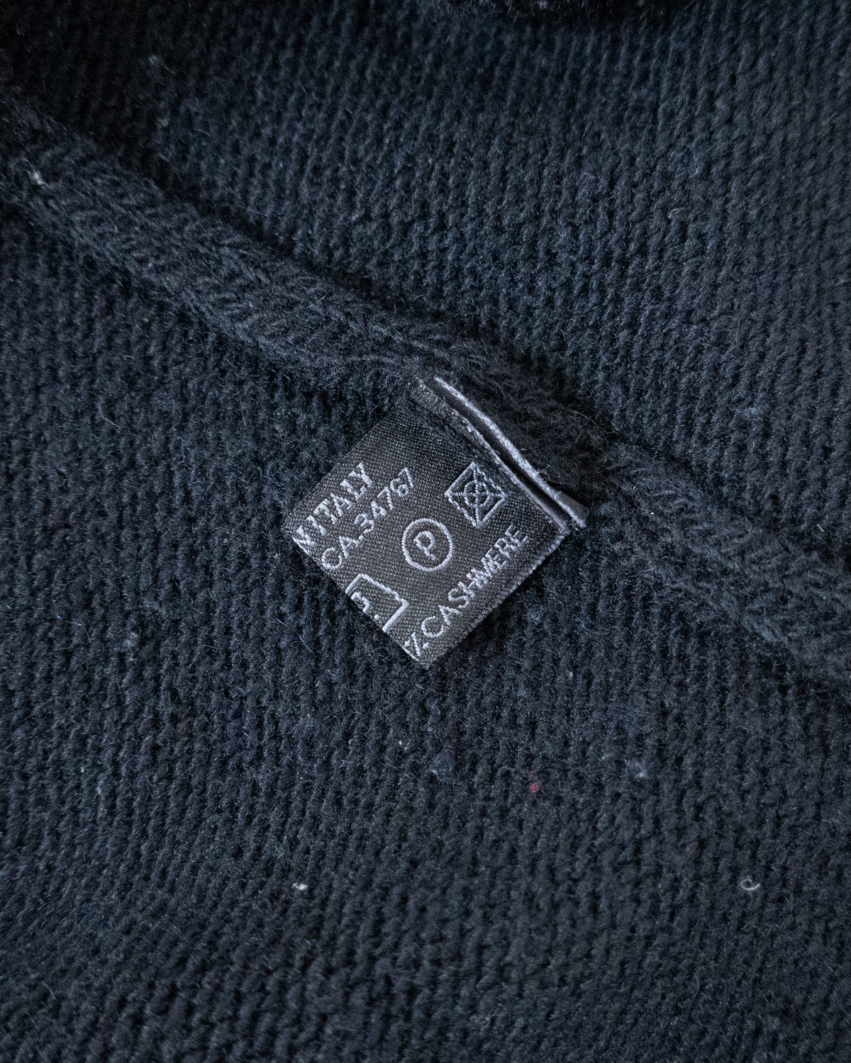 "PRADA" oversized cashmere × wool knit sweater