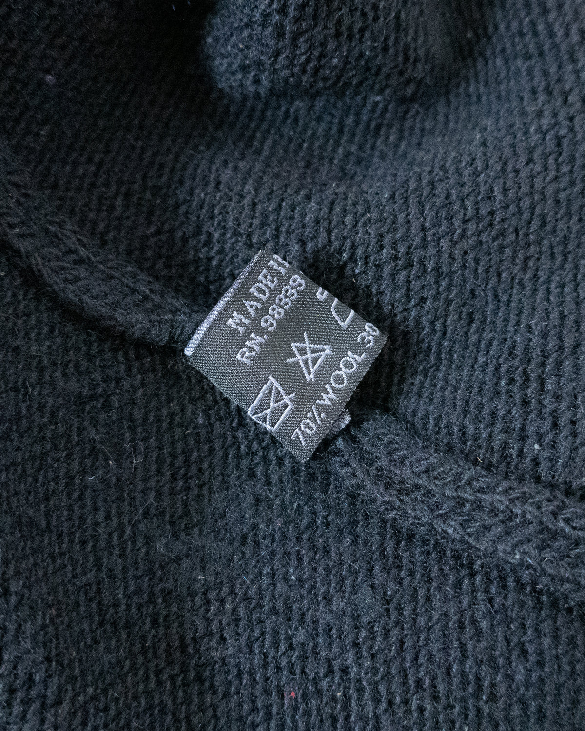 "PRADA" oversized cashmere × wool knit sweater