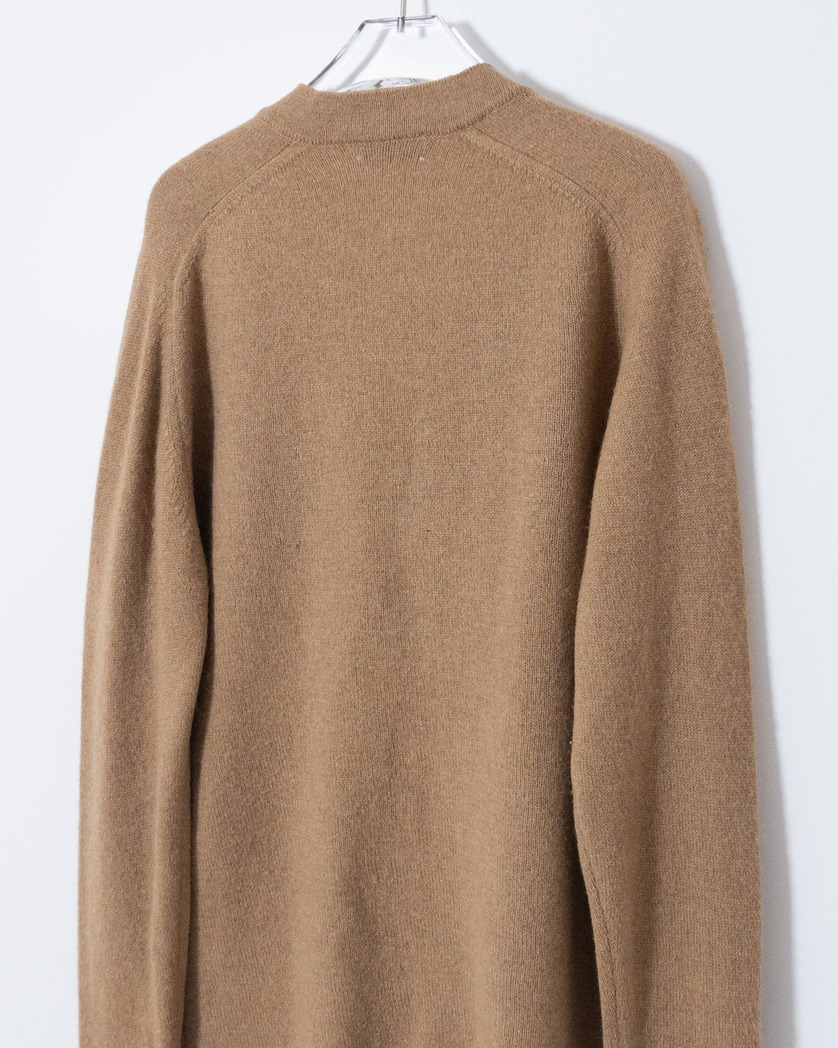 "LANVIN" camel hair knitted cardigan