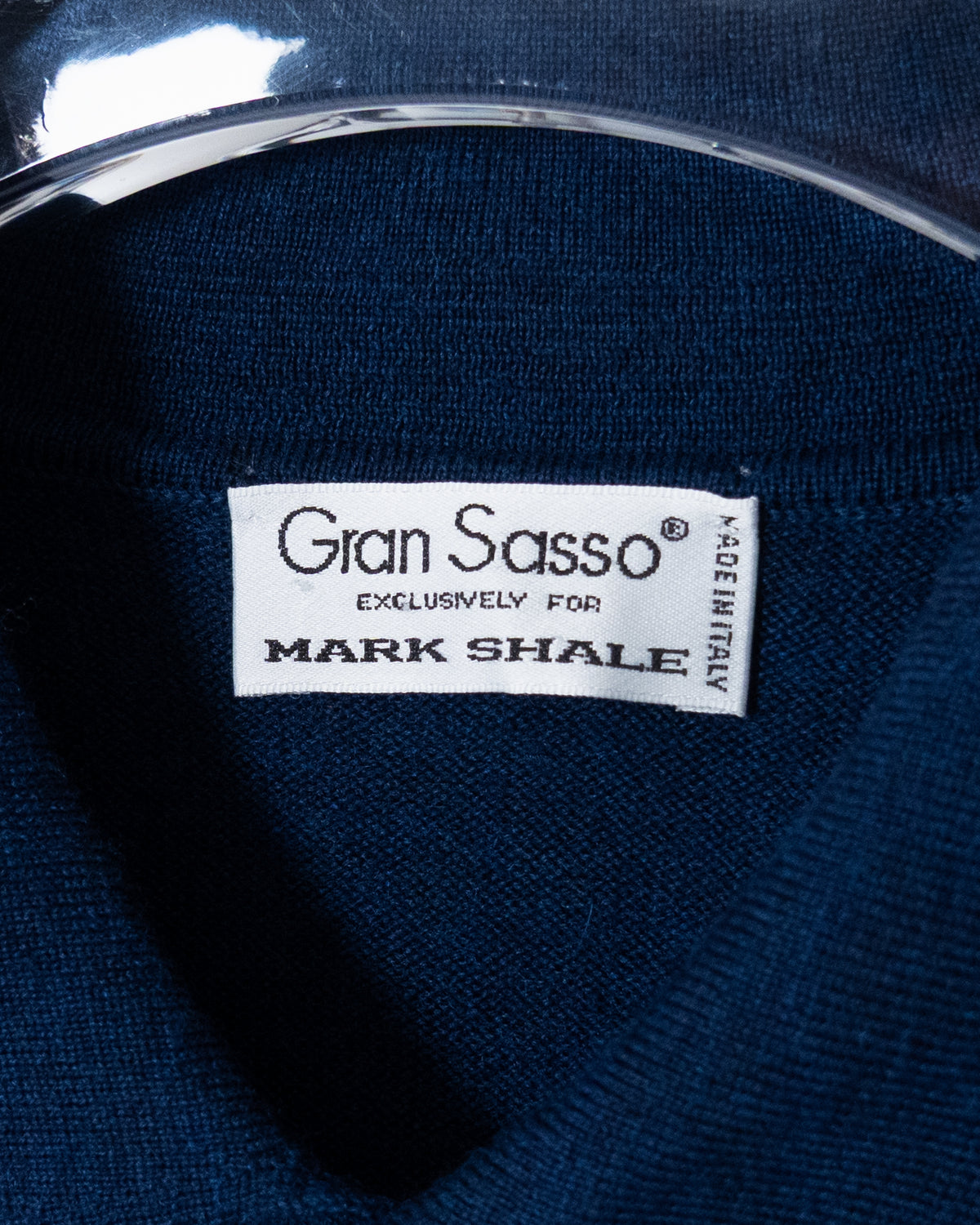 "Gran Sasso" wool knit shirt