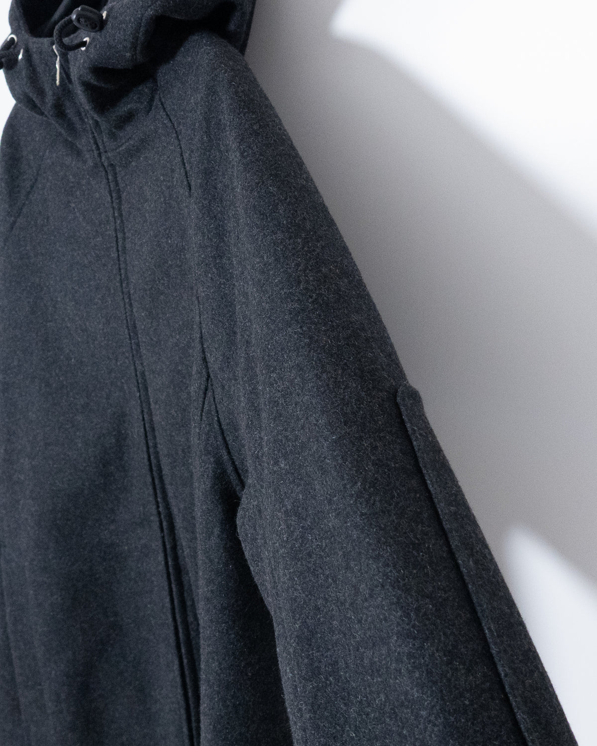 EURO "Calvin Klein Jeans" Wool Hooded Coat