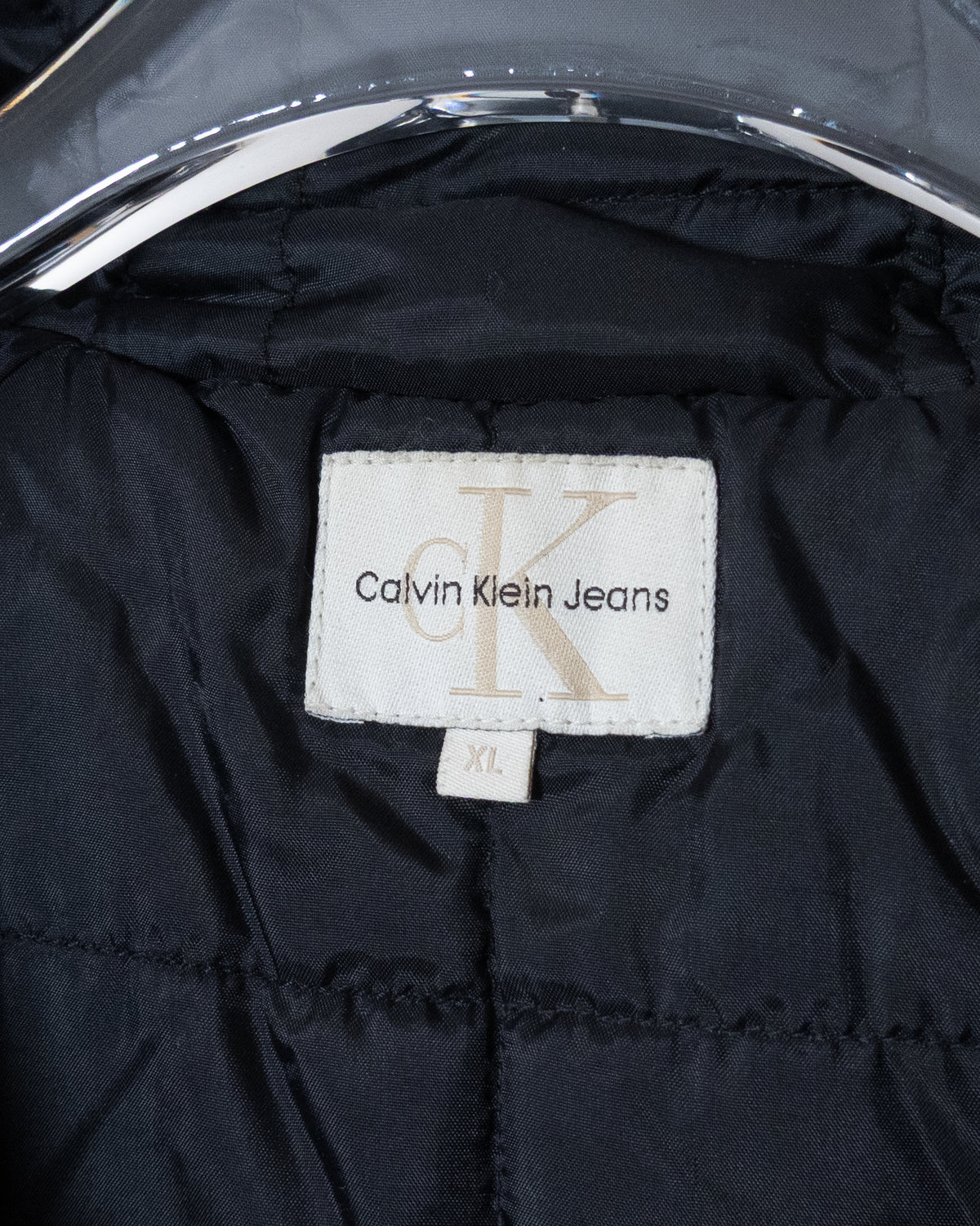 EURO "Calvin Klein Jeans" Wool Hooded Coat