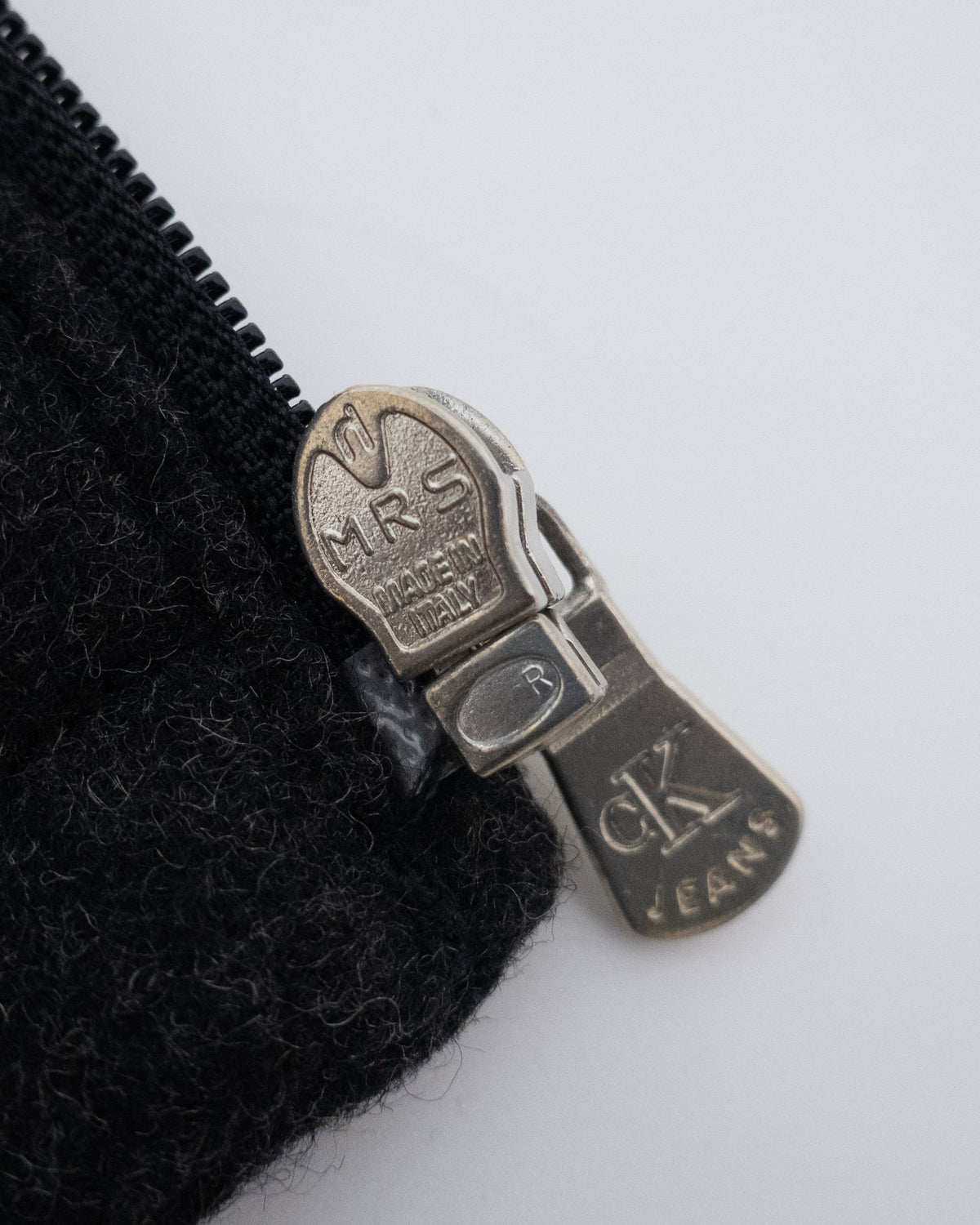 EURO "Calvin Klein Jeans" Wool Hooded Coat