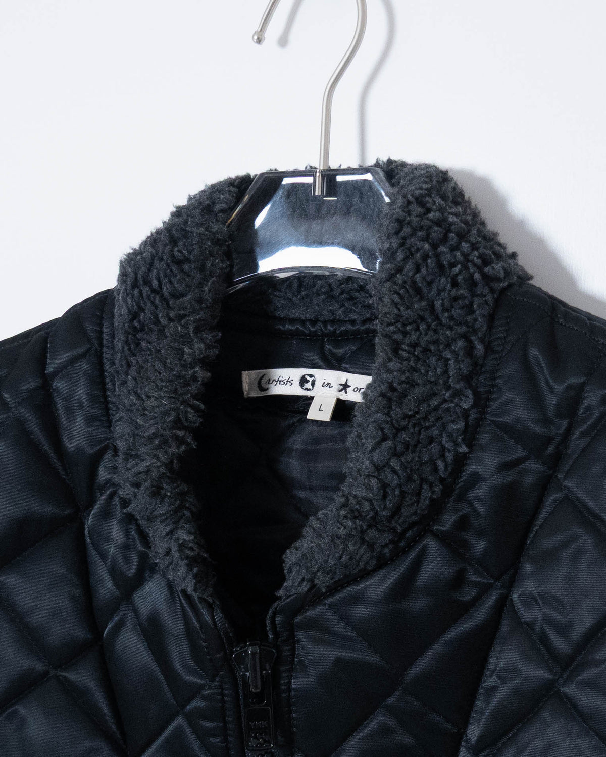 nylon quilting bomber jacket