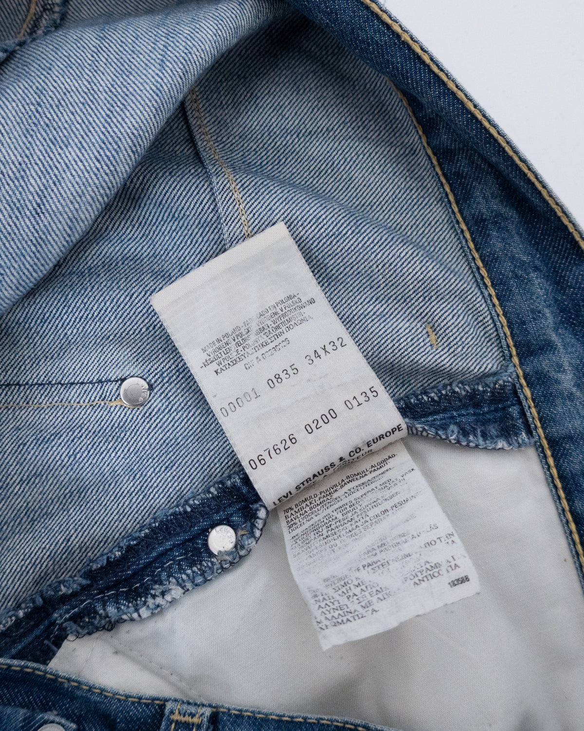 EURO "Levi’s Engineered Jeans" denim pants