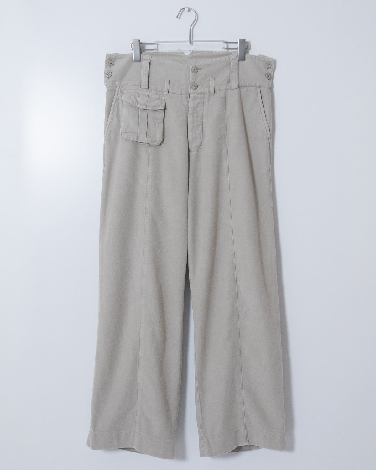 "EMPORIO ARMANI" moleskin pocket design pants