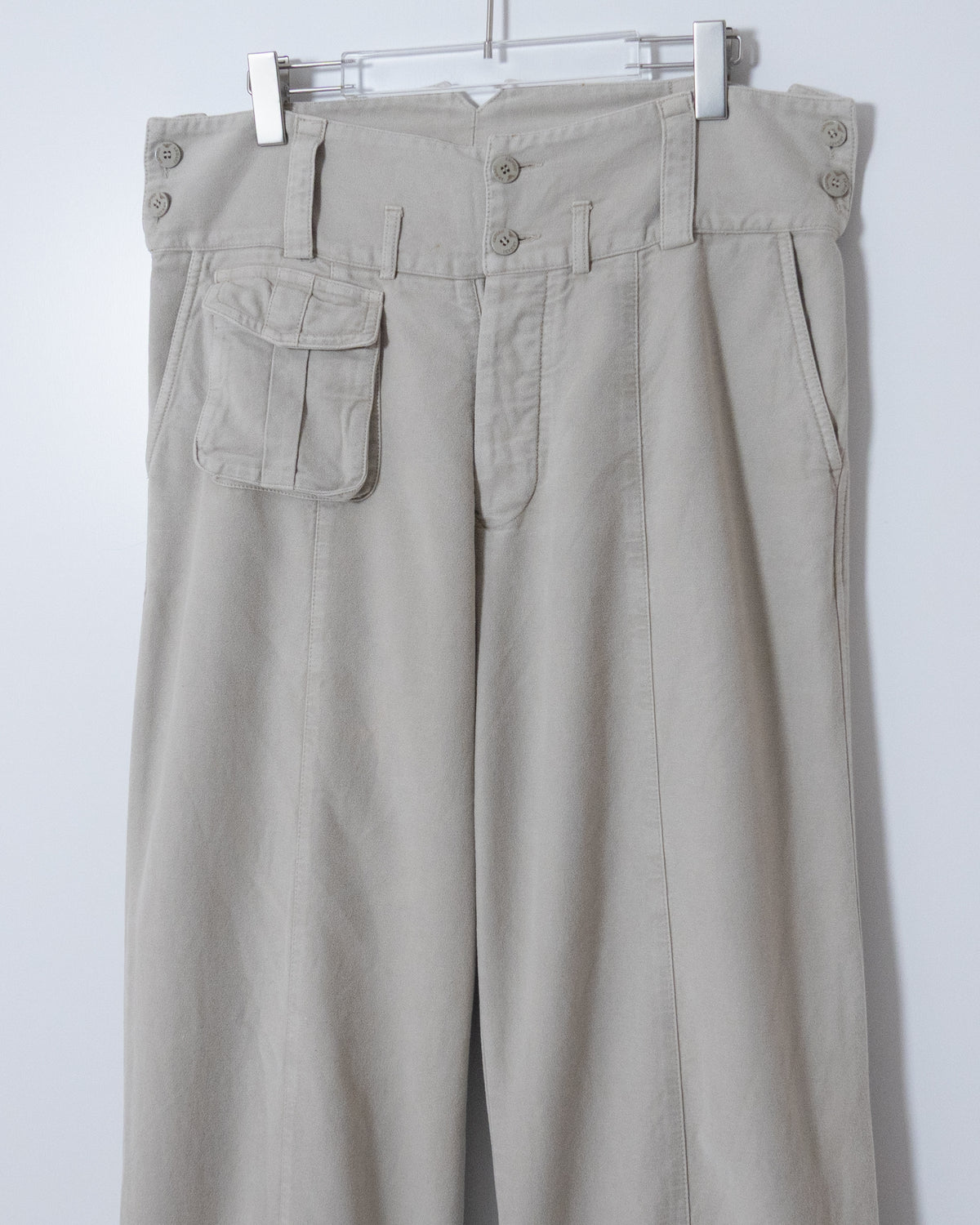 "EMPORIO ARMANI" moleskin pocket design pants