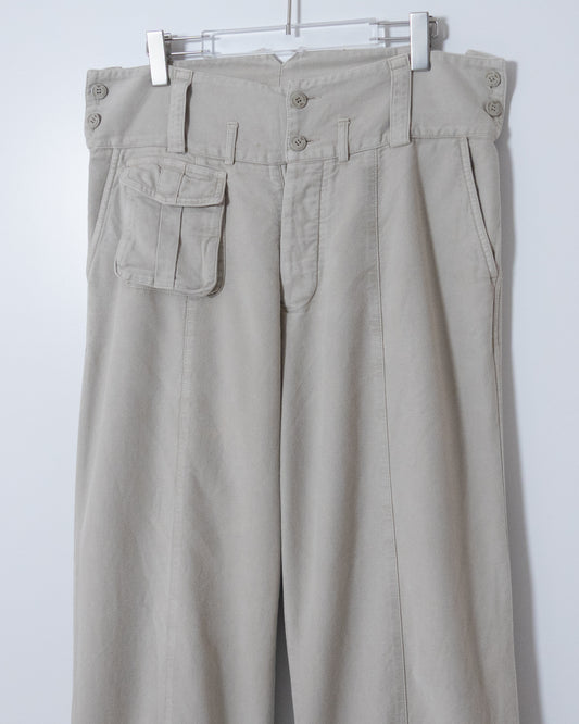 "EMPORIO ARMANI" moleskin pocket design  pants