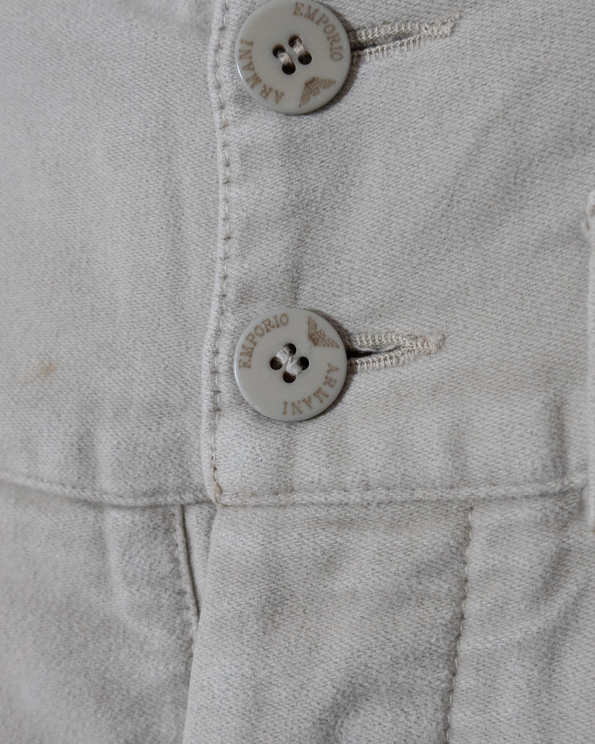"EMPORIO ARMANI" moleskin pocket design pants