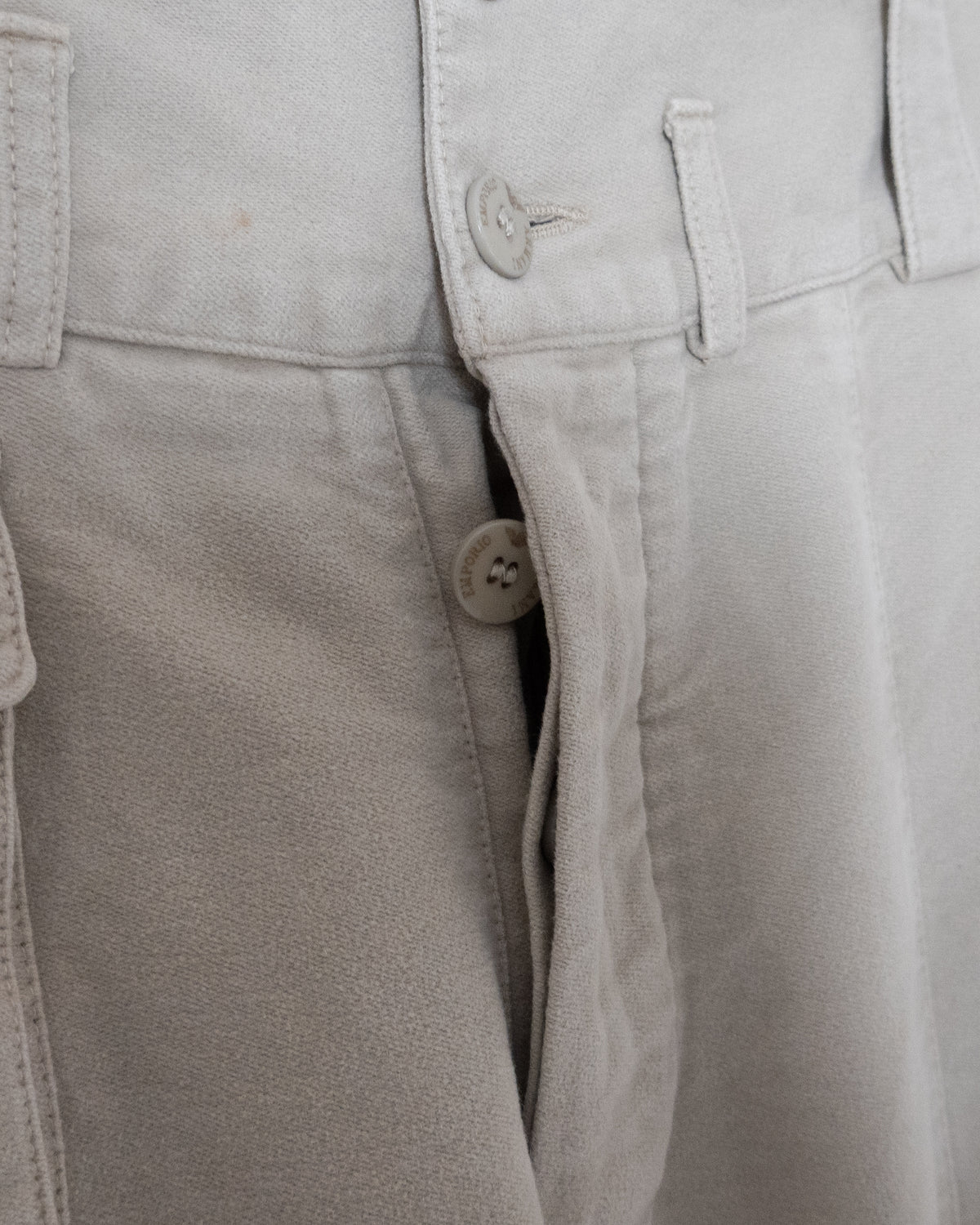 "EMPORIO ARMANI" moleskin pocket design pants