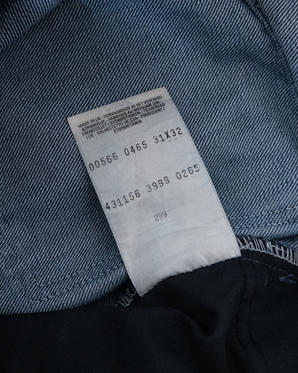 "Levi's" 566 STA-PREST denim pants