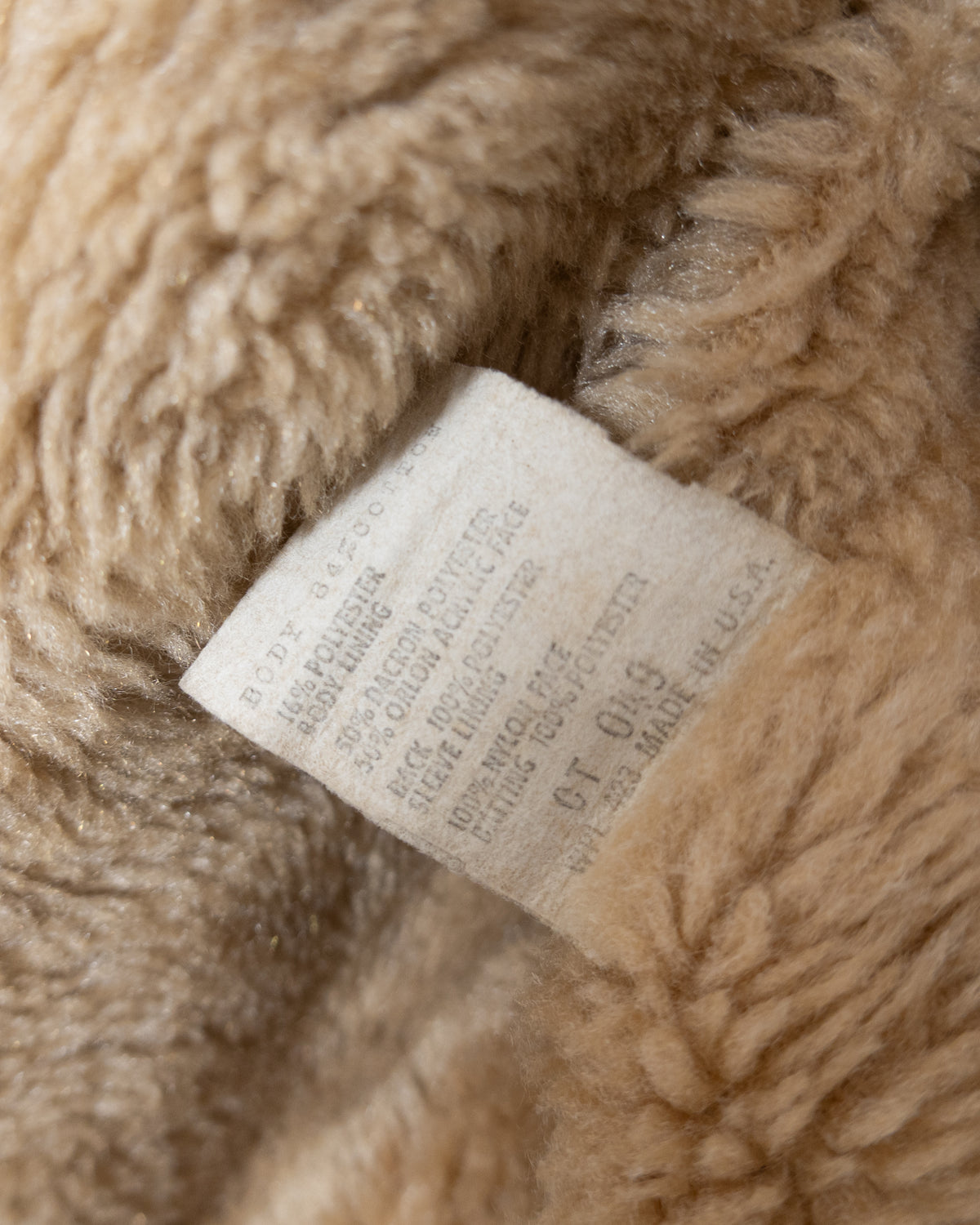Vintage "Levi's" faux shearling collar corduroy jacket