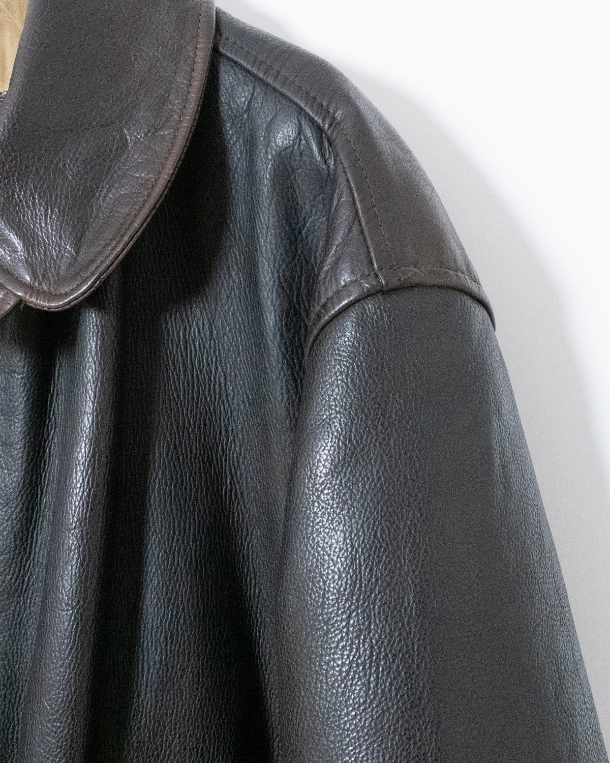 "ARMANI JEANS" leather car coat
