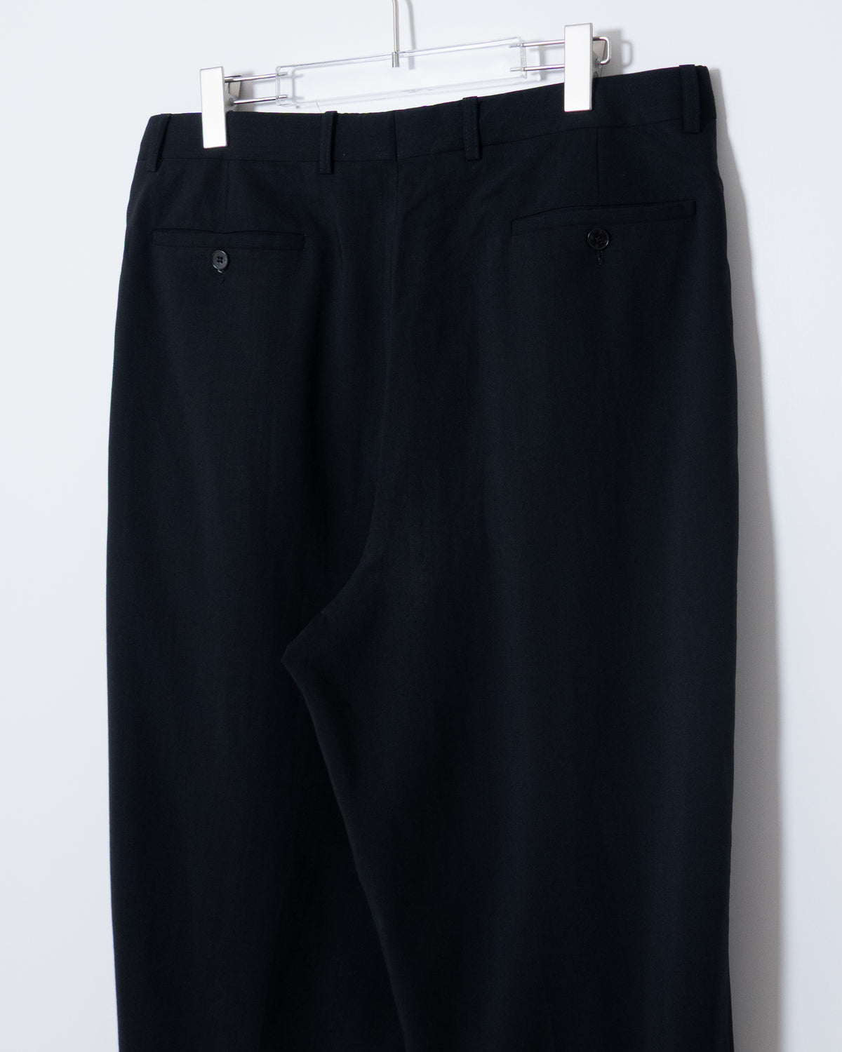 "Zanella" wool tuck slacks