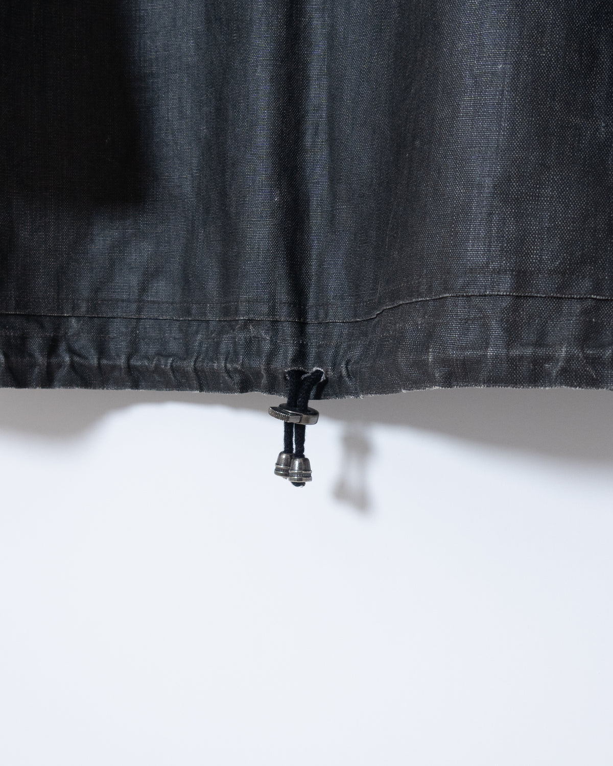 "FLAX" coating linen anorak parka