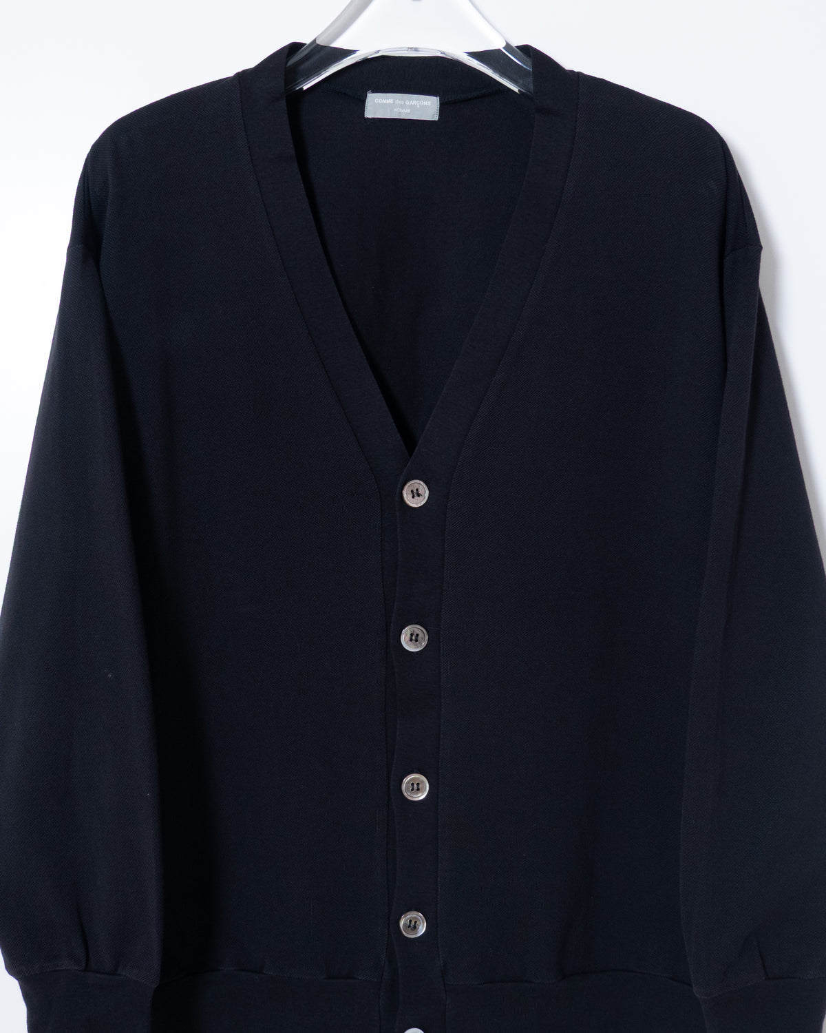 "COMME des GARCONS HOMME" cotton knit cardigan