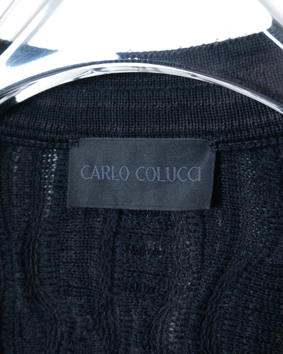CARLO COLUCCI" 3D knit cardigan