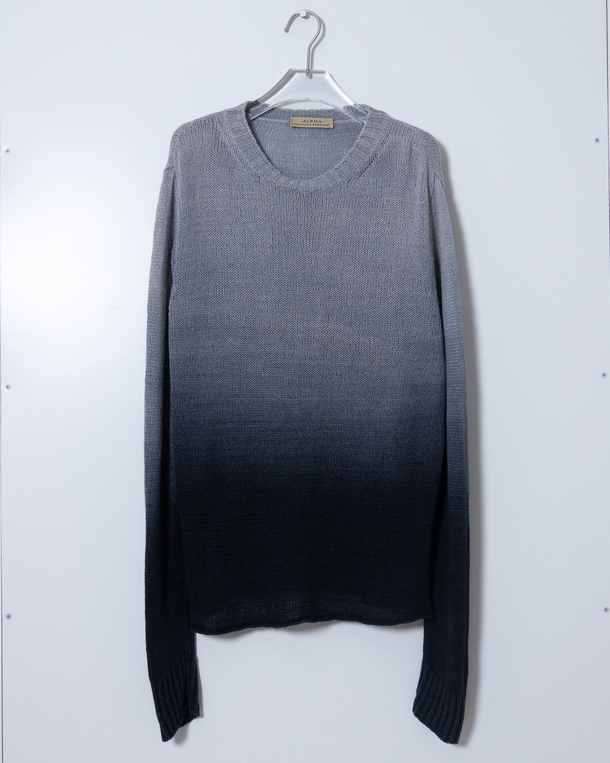 gradation linen knit sweater