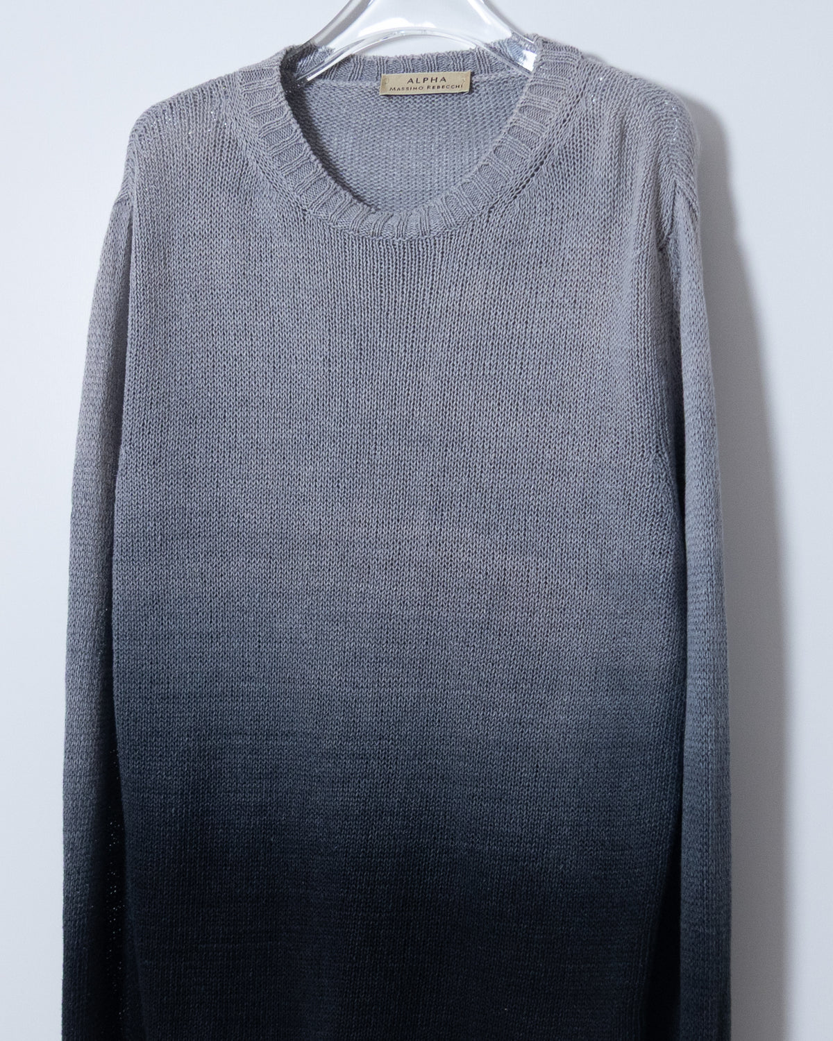 gradation linen knit sweater