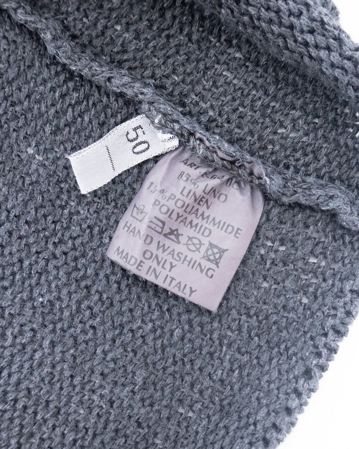 gradation linen knit sweater