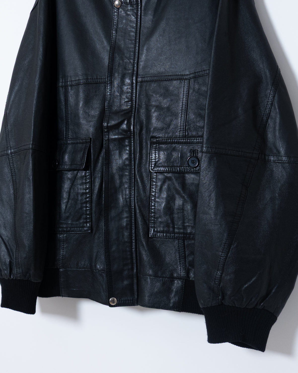 Deerskin leather jacket