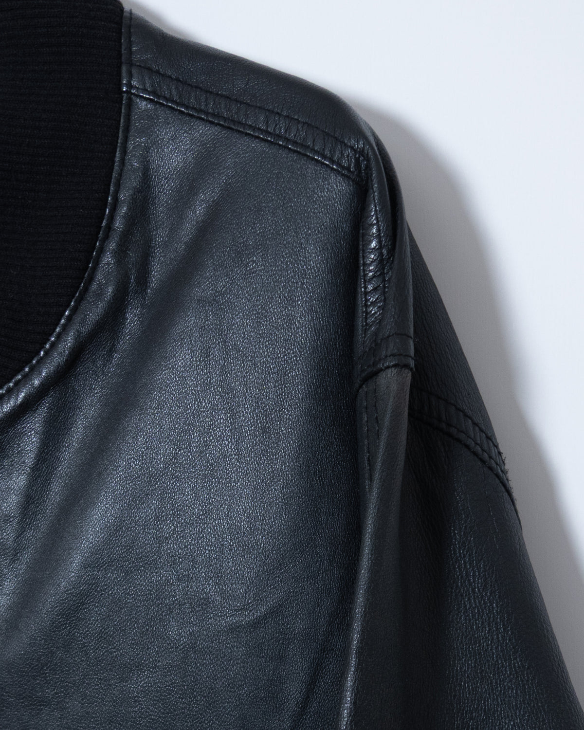 Deerskin leather jacket