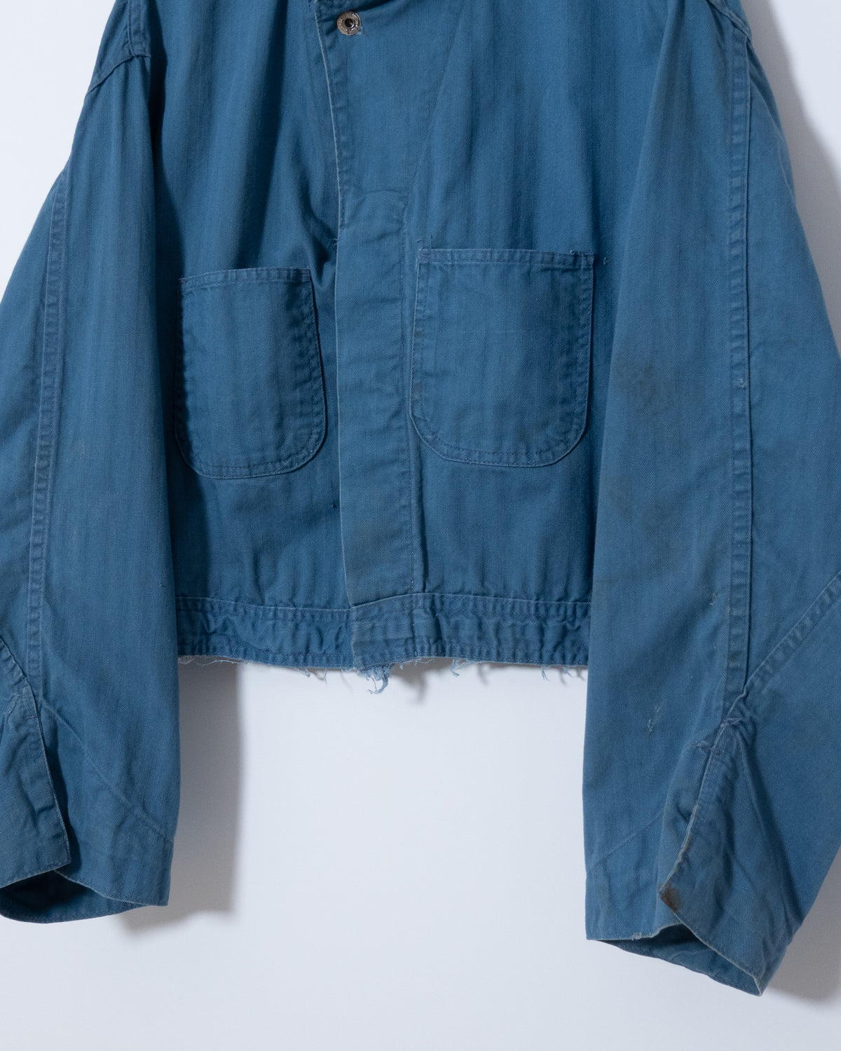 Vintage cutoff jumpsuit HBT work jacket