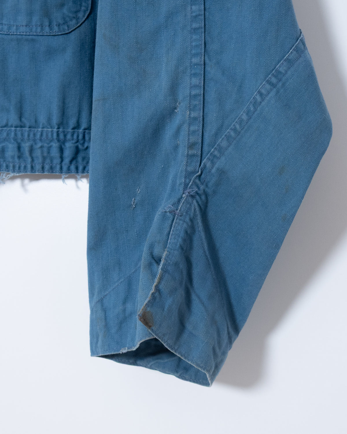 Vintage cutoff jumpsuit HBT work jacket