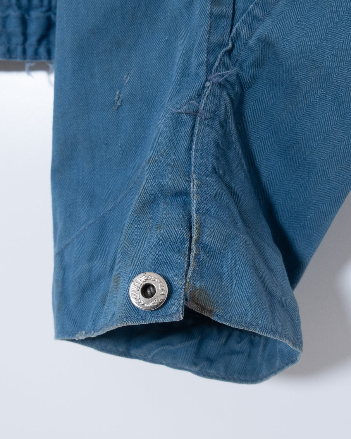 Vintage cutoff jumpsuit HBT work jacket