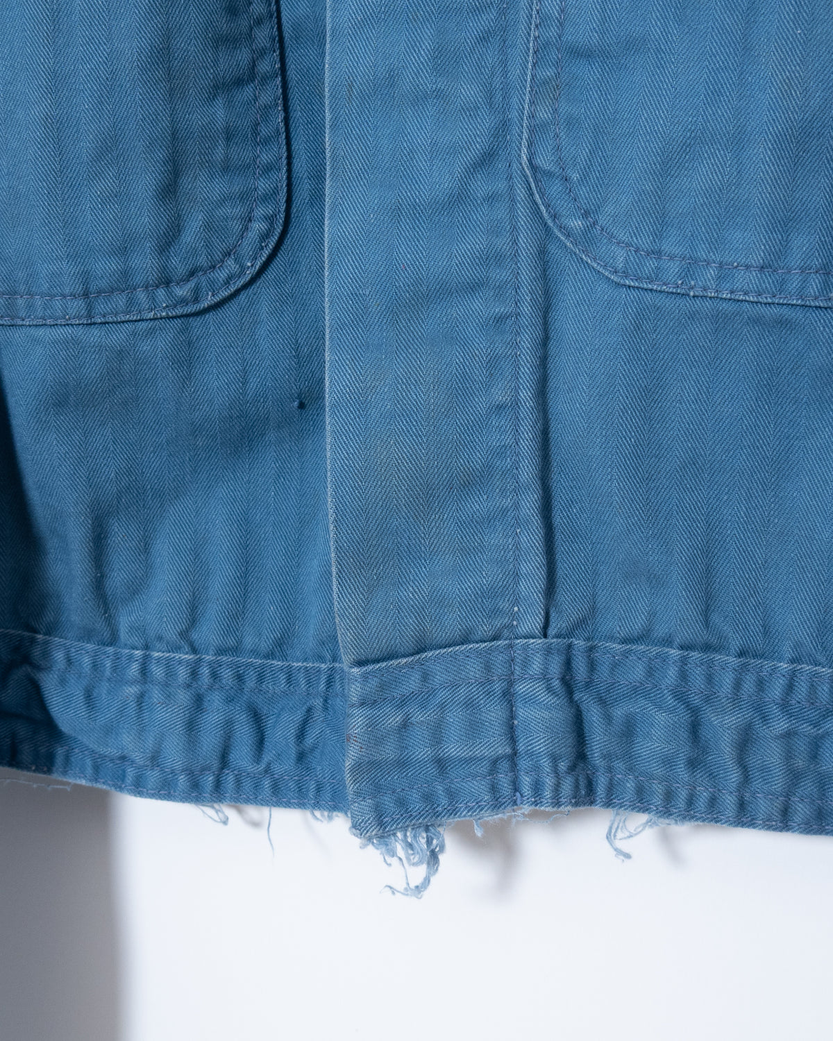 Vintage cutoff jumpsuit HBT work jacket