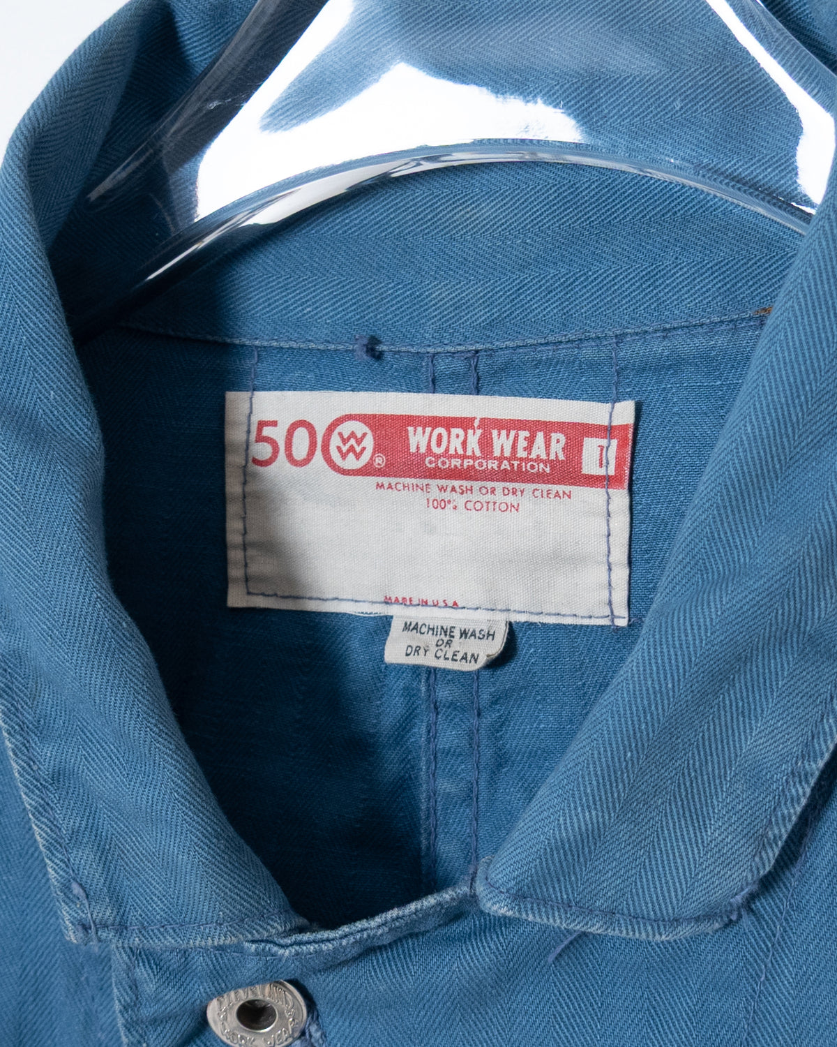Vintage cutoff jumpsuit HBT work jacket