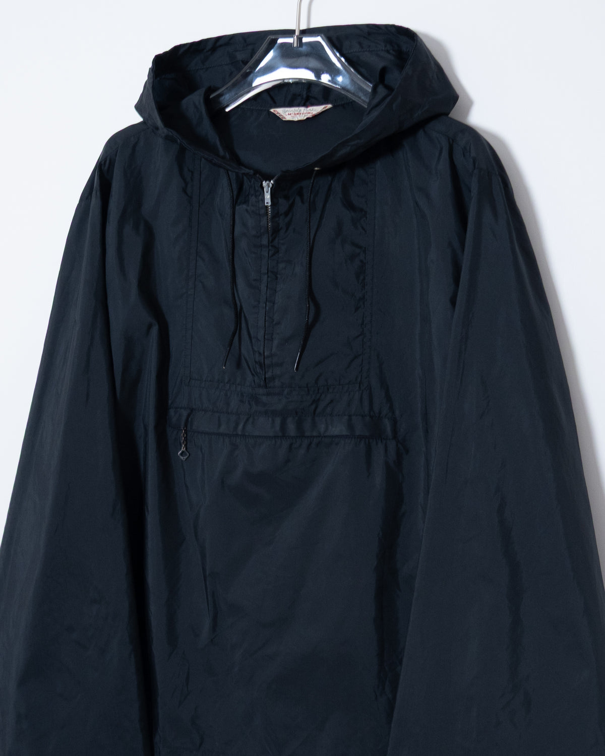 vintage "McGREGOR" half-zip nylon hooded jacket