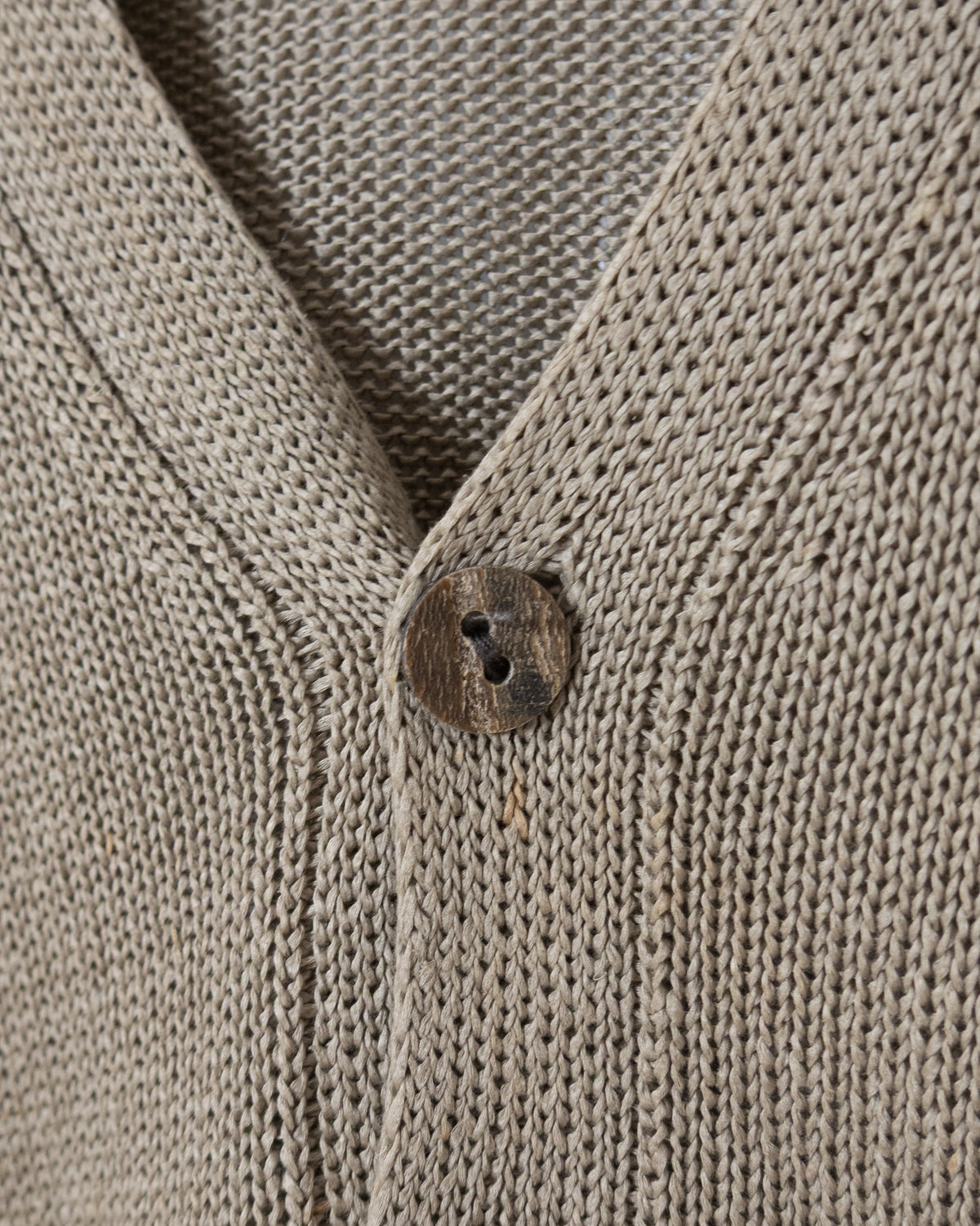 "SHIRIN GUILD" extra wide silhouette cotton knit cardigan