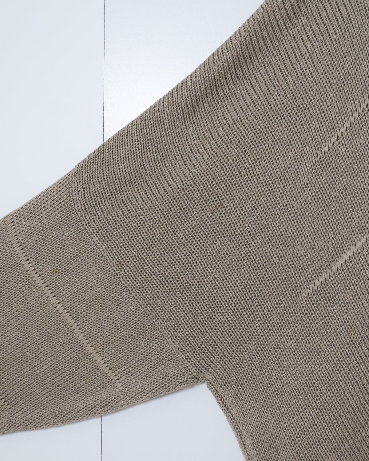 "SHIRIN GUILD" extra wide silhouette cotton knit cardigan