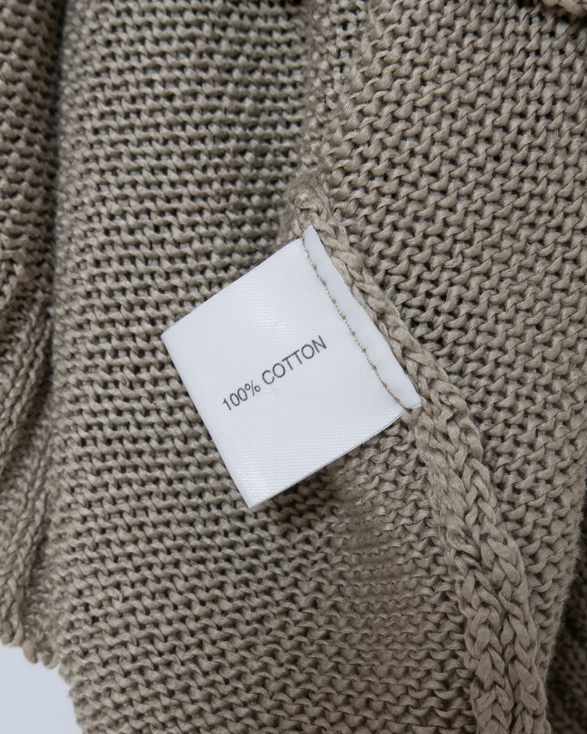 "SHIRIN GUILD" extra wide silhouette cotton knit cardigan