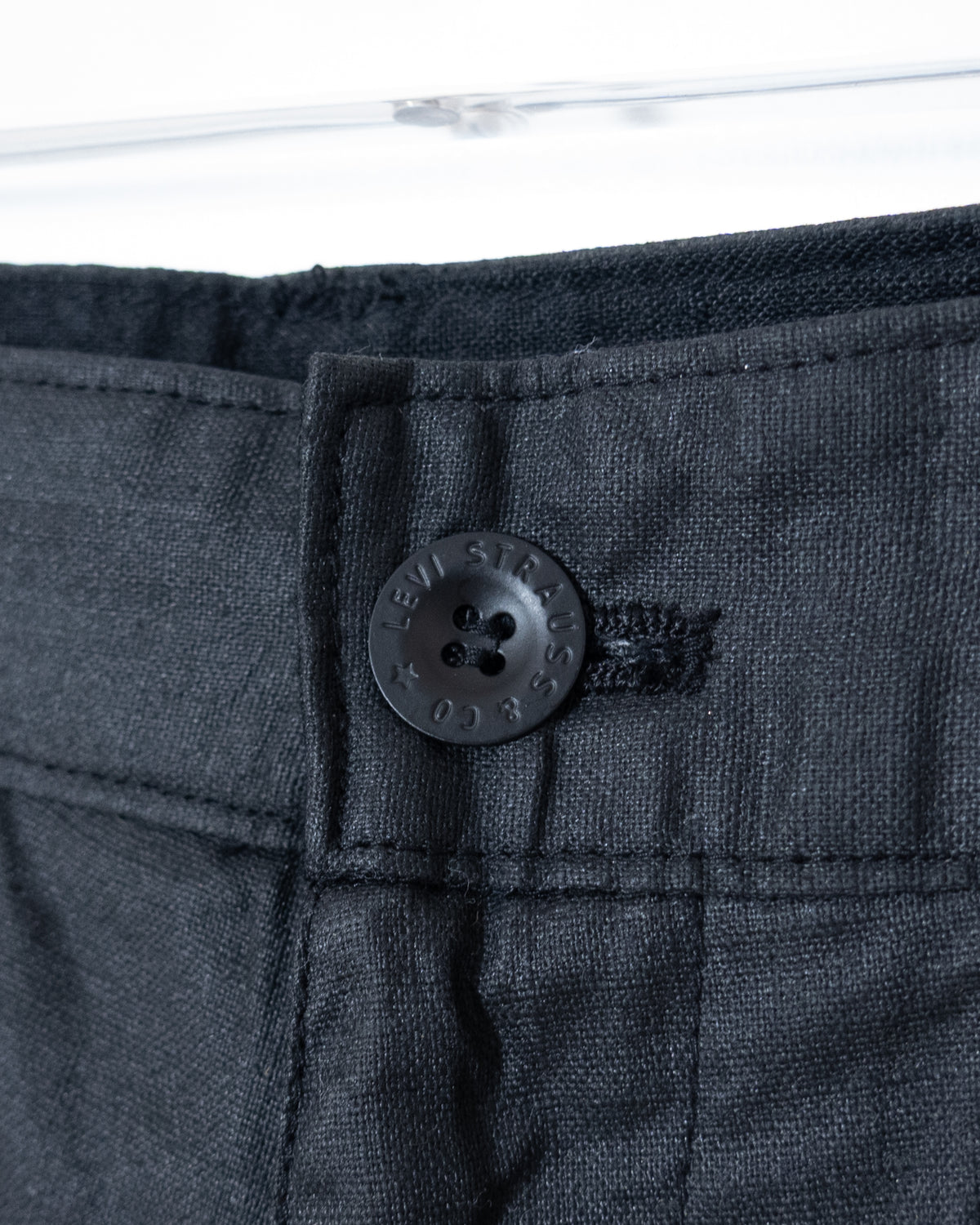 "Levi's ALL DUTY” coated cotton linen easy pants