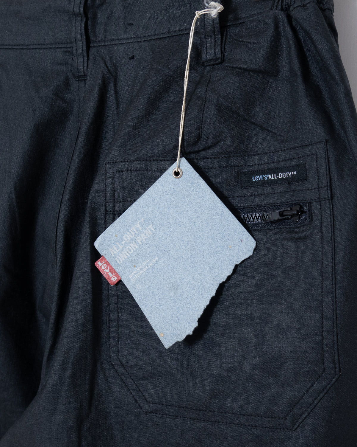 "Levi's ALL DUTY” coated cotton linen easy pants