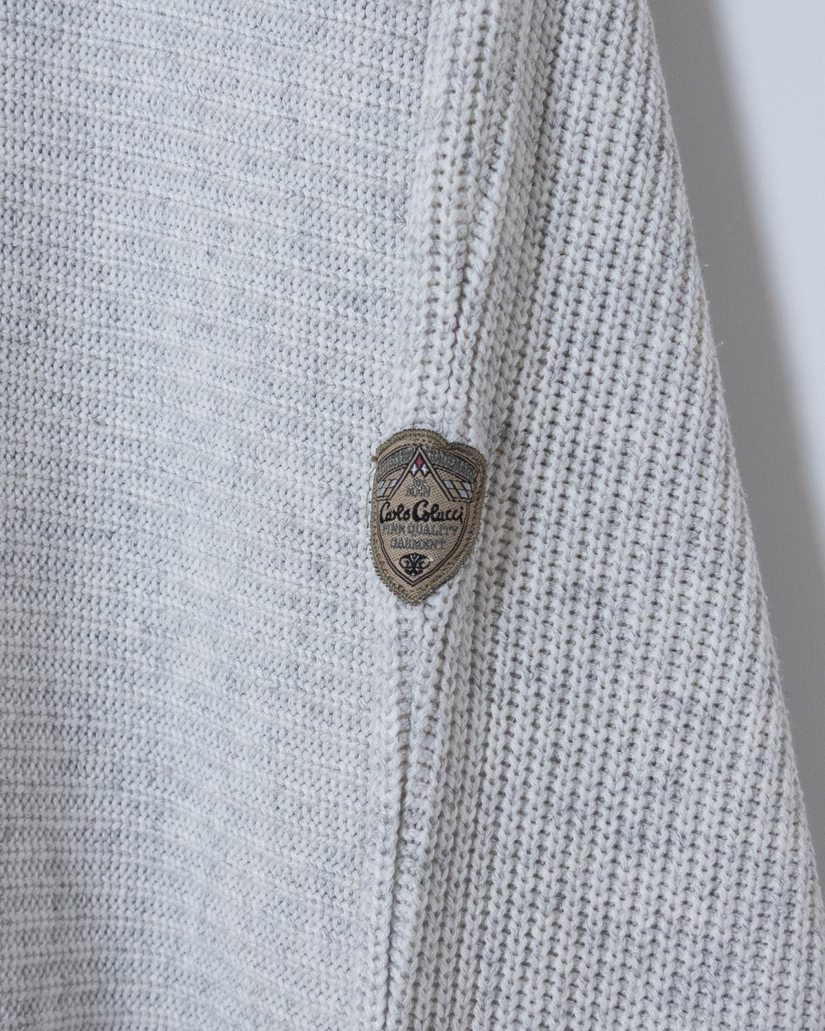 "CARLO COLUCCI" cotton knit sweater