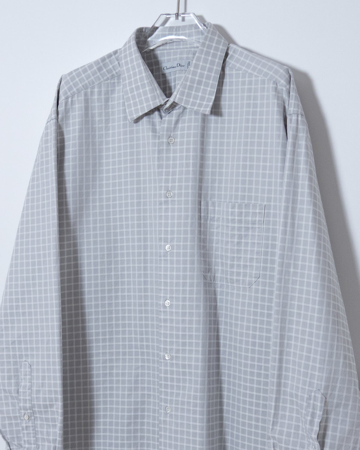 "Christian Dior" plaid shirt