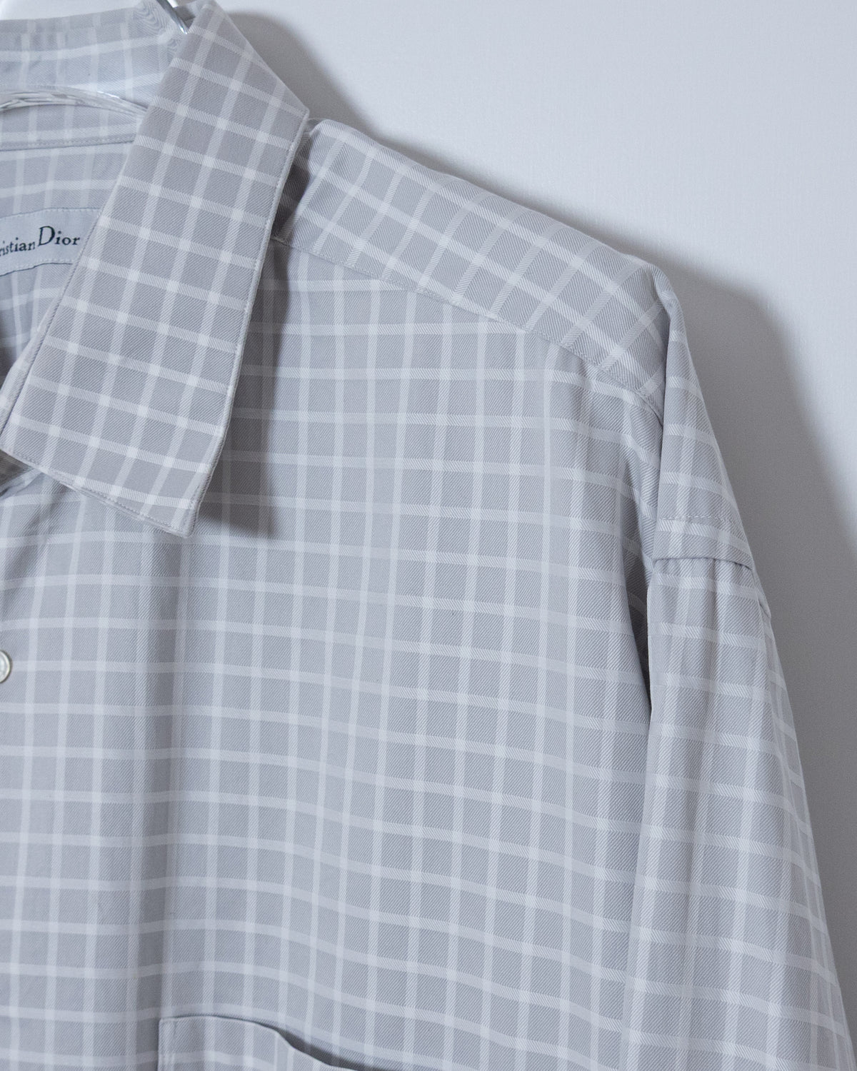 "Christian Dior" plaid shirt
