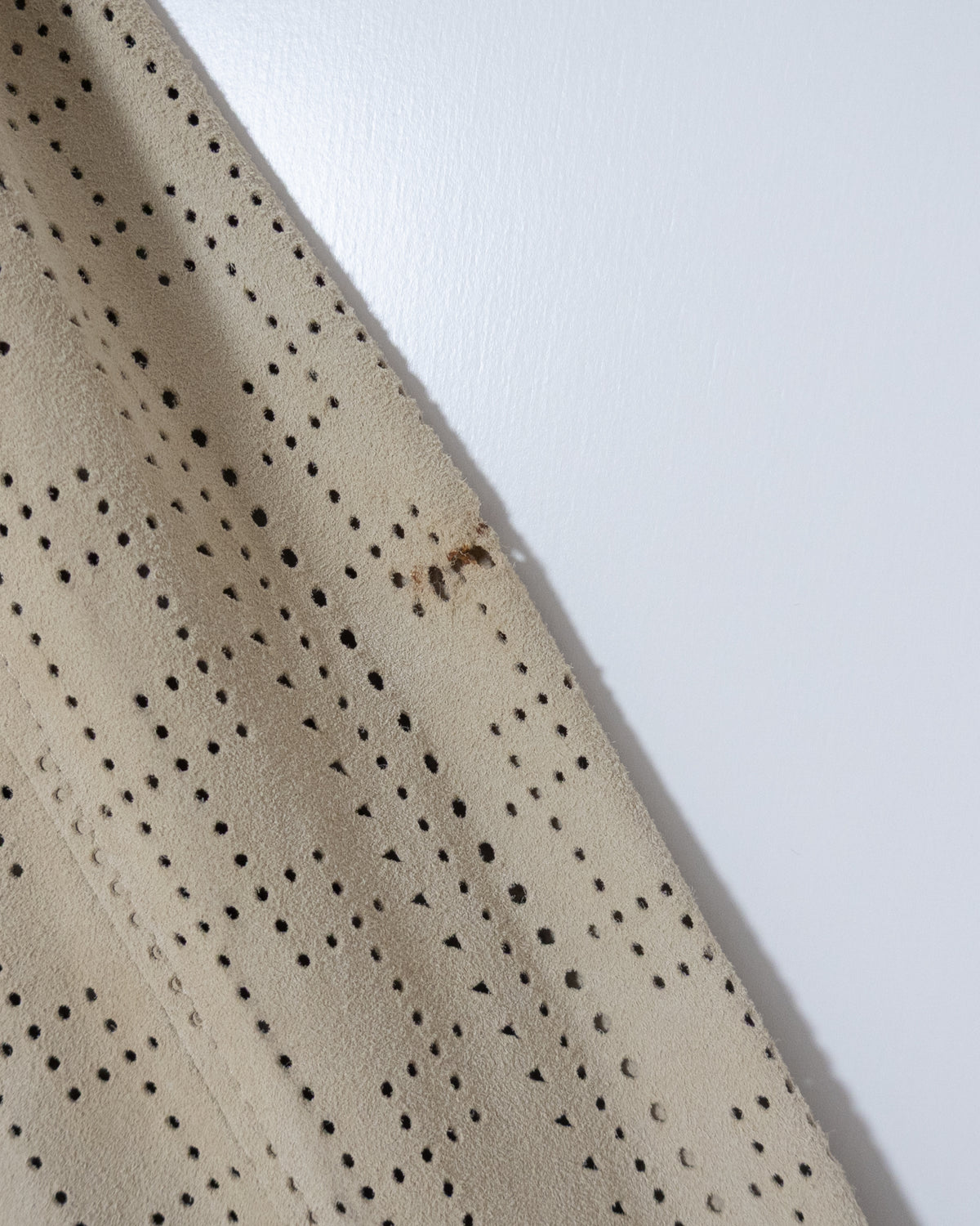 "GIANFRANCO FERRÉ" perforated suede shirt