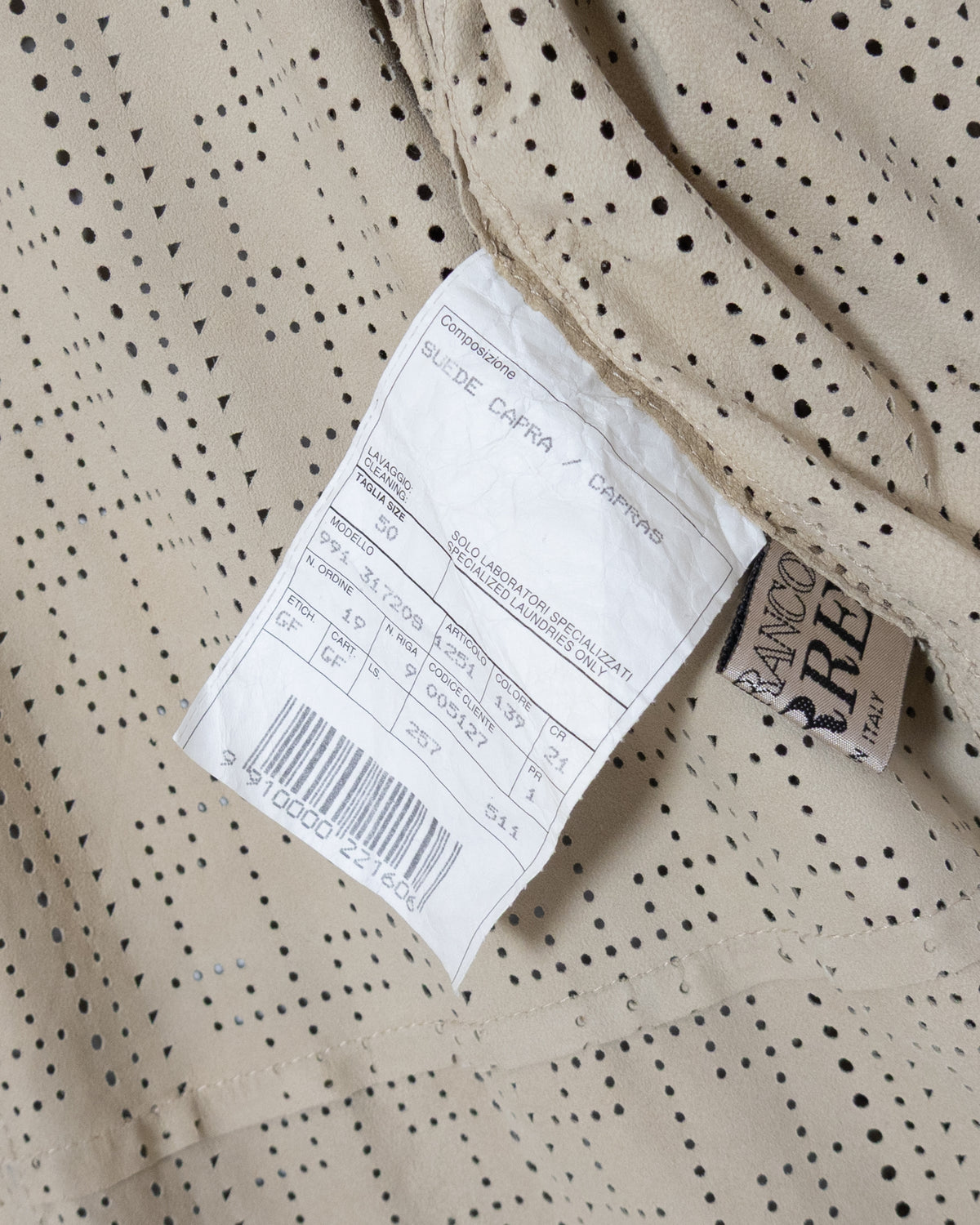"GIANFRANCO FERRÉ" perforated suede shirt