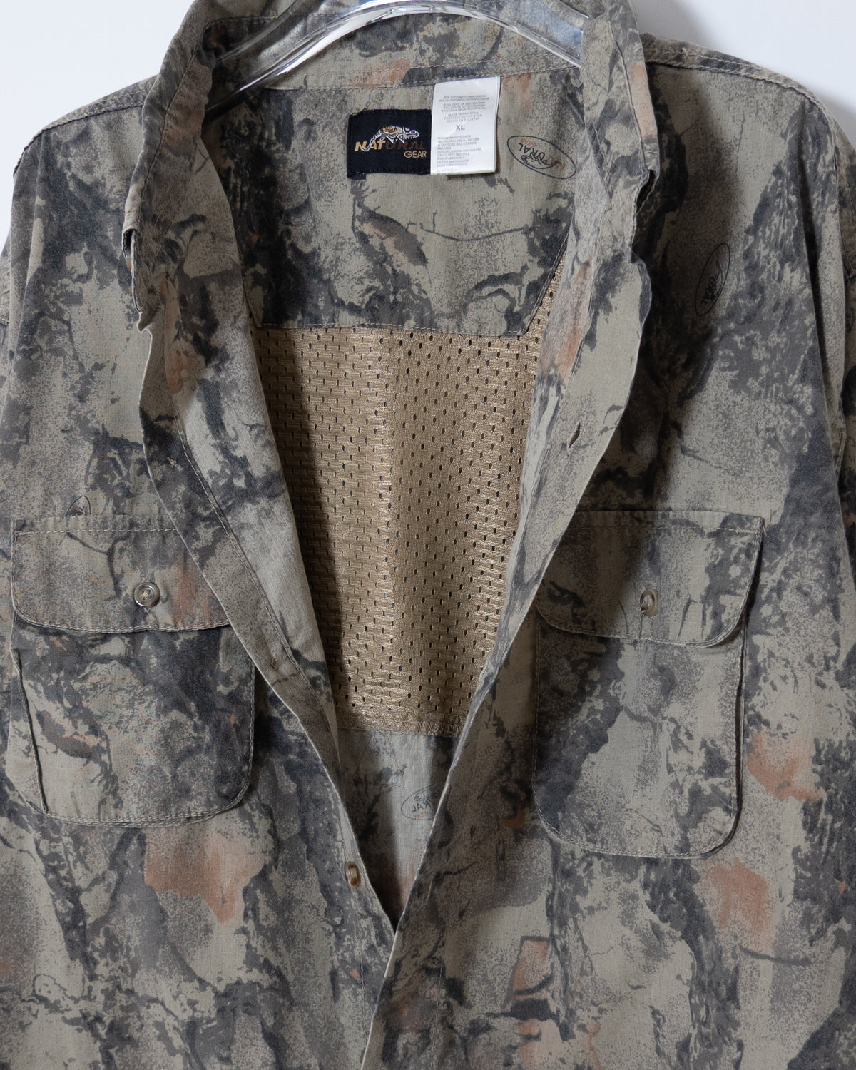 camouflage pattern shirt
