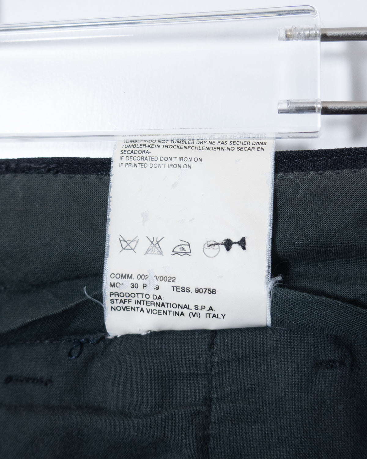 "Maison Martin Margiela" stripe wool slacks